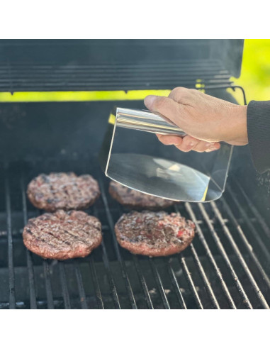 Aplastador de Hamburguesas Fox Run Acero Inoxidable 15.24 cm
