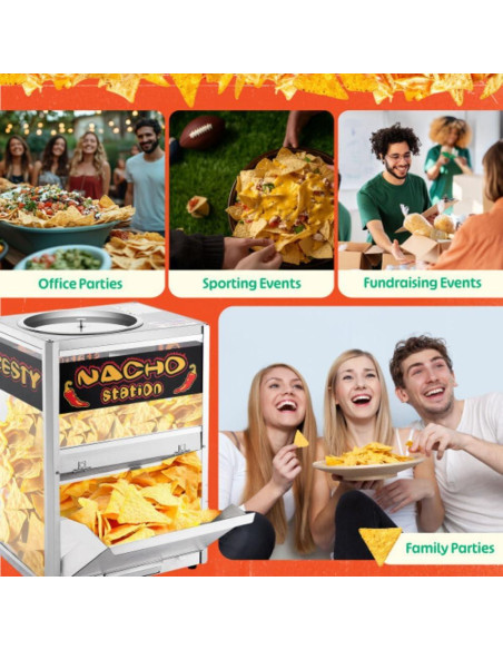 Calentador de Comida Nacho Great Northern Popcorn 4.54 kg