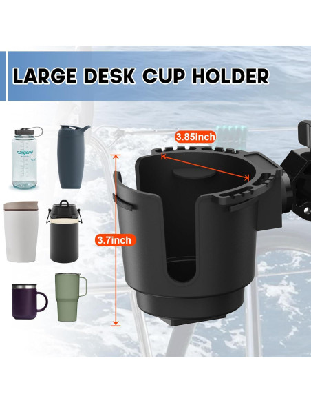 Portavasos de Aluminio EDSRDUX para Motocicleta y ATV