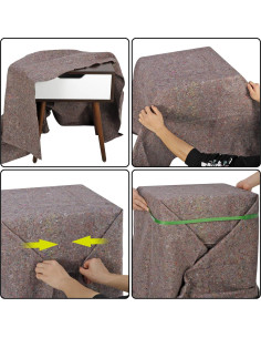 Mantas de Mudanza JungleA, Paquete de 12, 135x188 cm, 9 kg 2