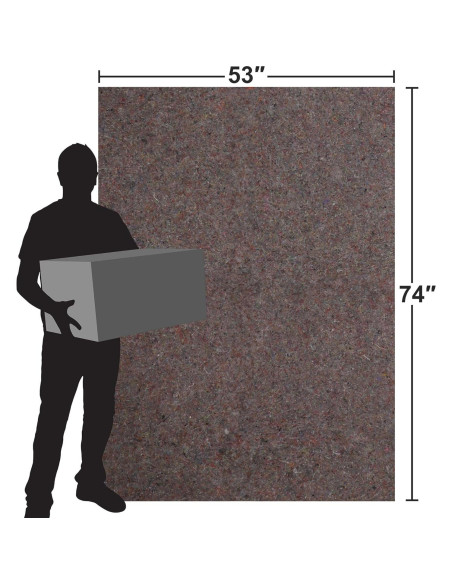 Mantas de Mudanza JungleA, Paquete de 12, 135x188 cm, 9 kg