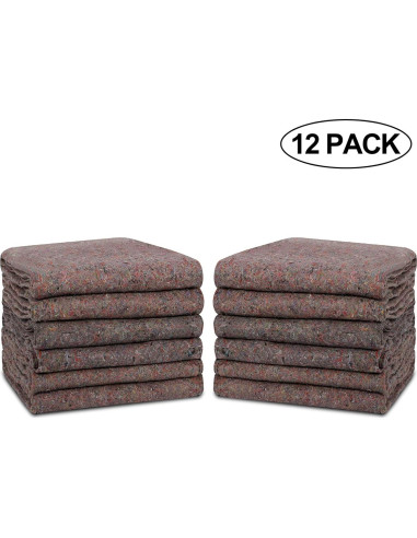 Mantas de Mudanza JungleA, Paquete de 12, 135x188 cm, 9 kg