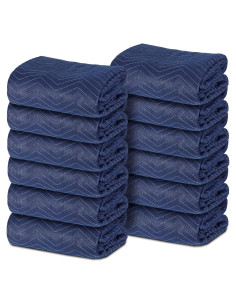 Mantas de Mudanza ZENY 12 Paquete 203x183 cm Alta Resistencia