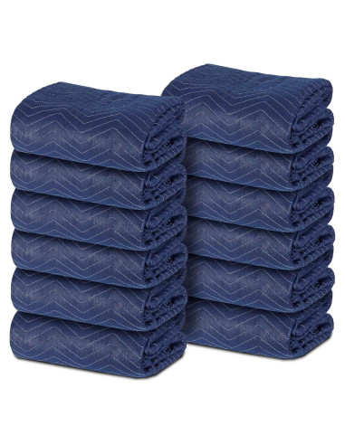 Mantas de Mudanza ZENY 12 Paquete 203x183 cm Alta Resistencia