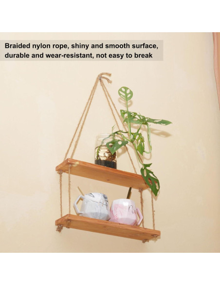 Cuerda de Nylon Trenzada 10mm x 1 Metro Dorado Brillante