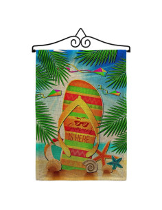 Juego de Banderas de Jardín Breeze Decor 33x46 cm Doble Cara