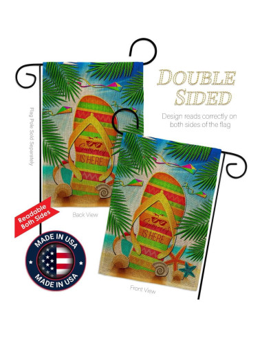 Juego de Banderas de Jardín Breeze Decor 33x46 cm Doble Cara