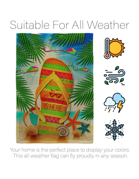 Juego de Banderas de Jardín Breeze Decor 33x46 cm Doble Cara