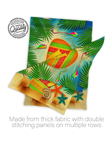 Juego de Banderas de Jardín Breeze Decor 33x46 cm Doble Cara