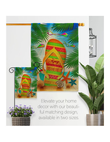 Juego de Banderas de Jardín Breeze Decor 33x46 cm Doble Cara