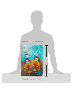 Juego de Bandera de Jardín Breeze Decor 33x47 cm Doble Cara 2