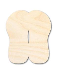 Sandalias de Madera Sin Terminar 24 Hour Crafts 25.4 cm