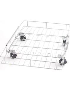 Cesta de Almacenamiento Metálica Expandible con Ruedas MSR 2