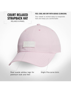 Gorra Relaxed Fit para Mujeres adidas Rosa Claro 2