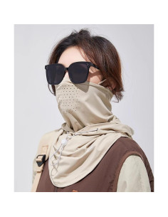 Gorro Balaclava UV para Mujeres con Protector de Cuello y Máscara 2