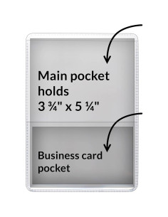 Fundas de Seguro y Tarjeta de Identificación StoreSMART - Paquete de 10 2