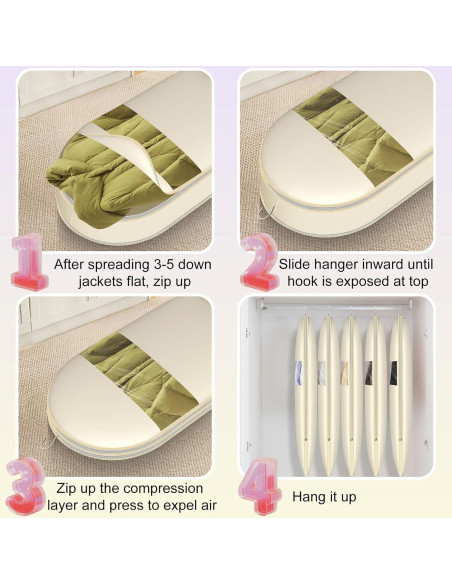 Bolsa de Ropa Colgante YUJHON L - Compresión Automática