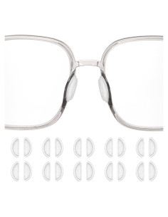 Almohadillas de Silicona para Gafas HARFINGTON 10 Pares 15x6mm