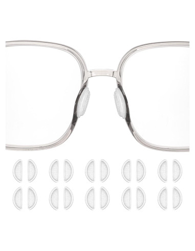Almohadillas de Silicona para Gafas HARFINGTON 10 Pares 15x6mm
