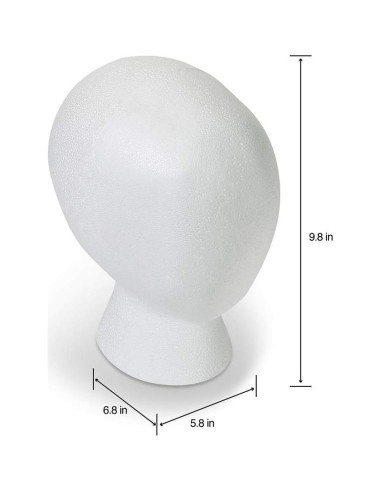 Cabeza Sin Rostro FloraCraft 14.7x17.3x24.9 cm Blanca