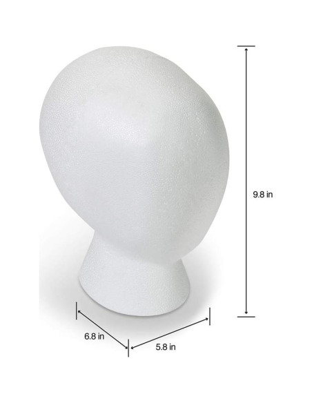 Cabeza Sin Rostro FloraCraft 14.7x17.3x24.9 cm Blanca