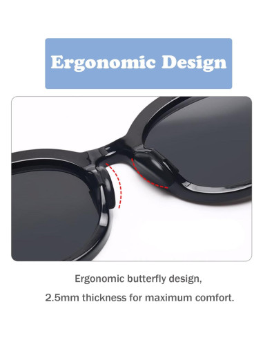 Almohadillas de nariz UPIONIC de silicona antideslizantes - 5 pares