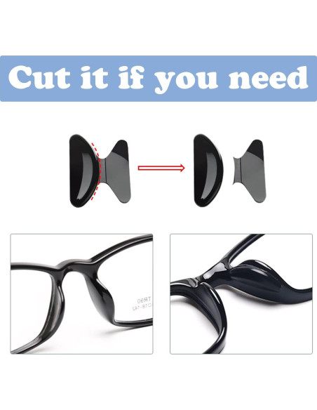 Almohadillas de nariz UPIONIC de silicona antideslizantes - 5 pares