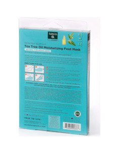 Mascarilla Hidratante para Pies Earth Therapeutics - 2 Paquetes 2