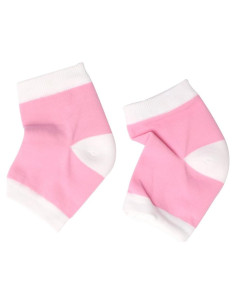 Calcetines Hidratantes de Gel Silicona FOOTINSOLE Rosa 1 Par