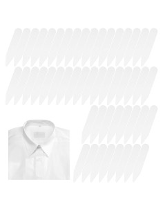 Insertos de Cuello de Camisa Ymapinc 50PCS Plástico Blanco 5.51cm