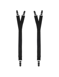 Sujetadores de Camisa DECHOUS Ajustables Antideslizantes 65cm