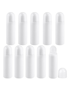 10 Botellas Roll On 100ml Mirrline Blancas Recargables