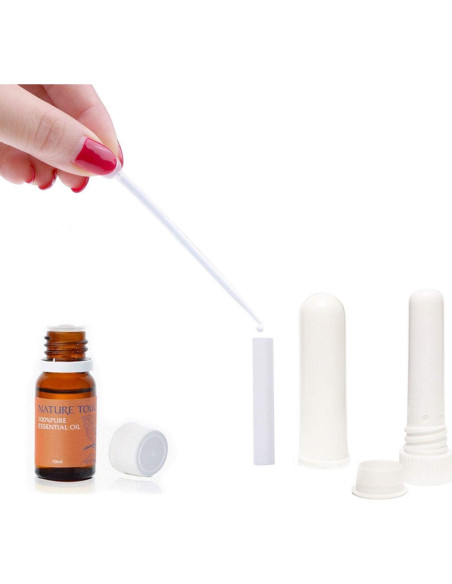 24 Tubos Inhaladores Nasales ZIOJOVK para Aceites Esenciales