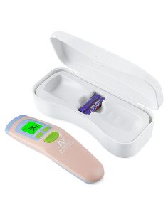 Termómetro Infrarrojo Sin Contacto Amplim Rosa Grado Médico