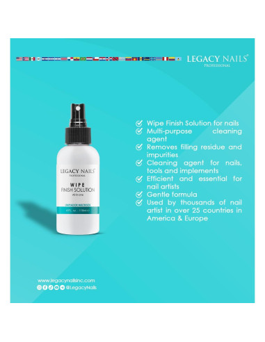 Limpiador Multiusos Legacy Nails 118 ml para Uñas Acrílicas