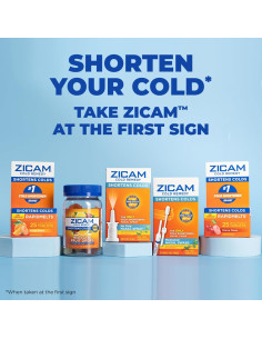 Zicam Remedio para el Resfriado Zinc Rapidmelts Cereza 18 Tabletas 2