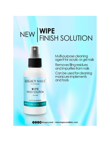 Limpiador Multiusos Legacy Nails 118 ml para Uñas Acrílicas