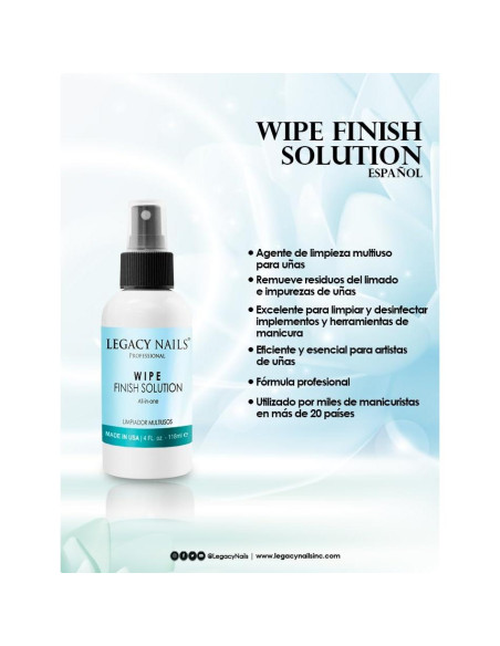 Limpiador Multiusos Legacy Nails 118 ml para Uñas Acrílicas