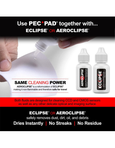 Toallitas PEC-PAD Ultra Suave 10cm x 10cm para Lentes - 200 Hojas