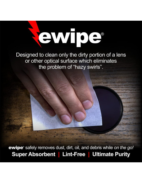 E-Wipe Toallitas de Limpieza para Lentes - 24 Paquetes