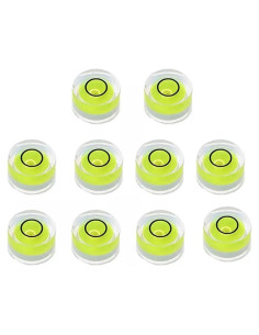10 Niveles de Burbuja Redondos UCCKEYI 20x9mm Precisión