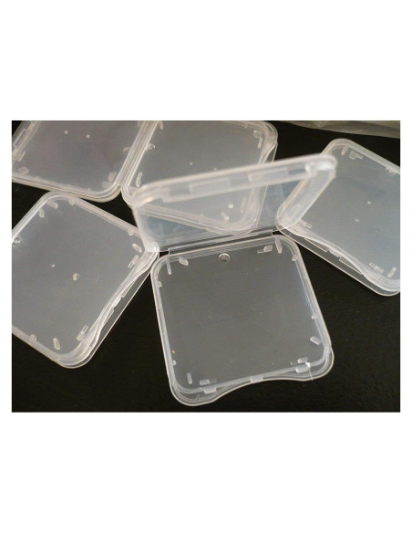 10 Fundas Plásticas para Tarjetas de Memoria MemoryPack