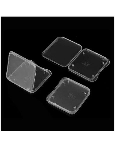 10 Fundas Plásticas para Tarjetas de Memoria MemoryPack