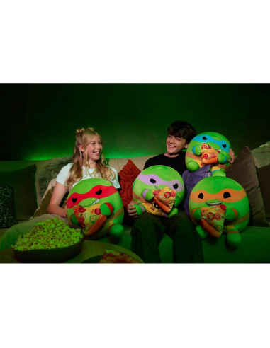 Peluche Tortugas Ninja Donatello 35 cm ZURU Snackles