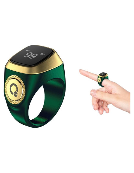 Contador de Anillo Inteligente Kellegour 18mm Verde Tally