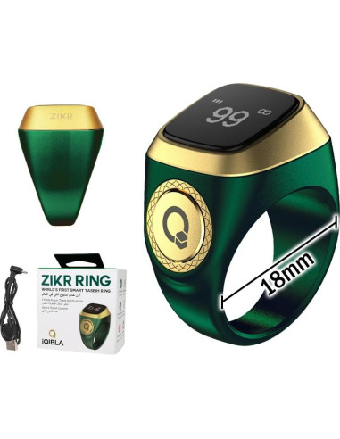 Contador de Anillo Inteligente Kellegour 18mm Verde Tally