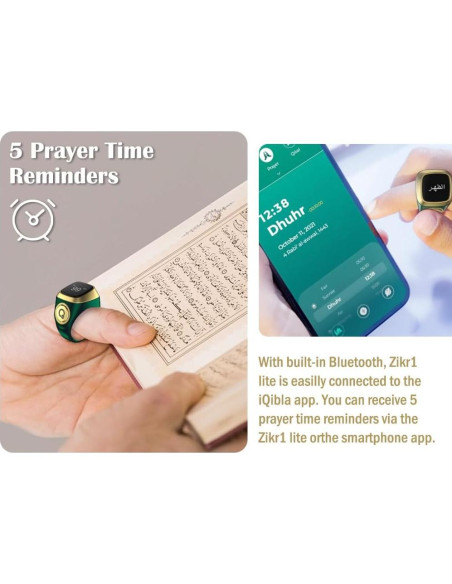 Contador de Anillo Inteligente Kellegour 18mm Verde Tally