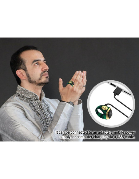 Contador de Anillo Inteligente Kellegour 18mm Verde Tally