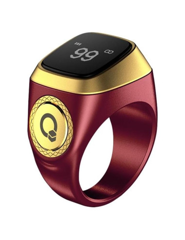 Contador de Anillo Inteligente Tasbih Abiyou 18MM Marrón