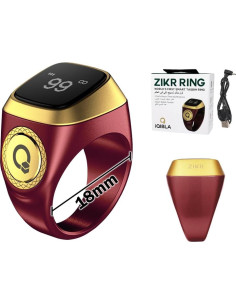 Contador de Anillo Inteligente Tasbih Abiyou 18MM Marrón 2